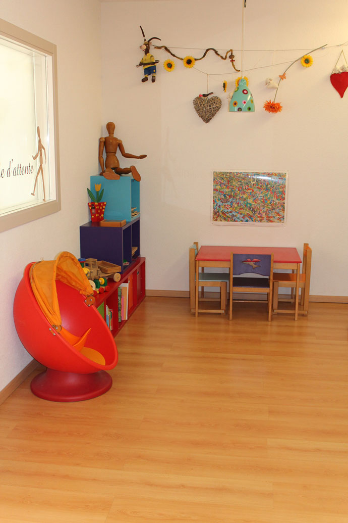 Salle d'attente pour enfants
